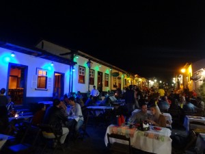 Rua do Lazer, um dos pontos turísticos mais frequentados de Pirenópolis